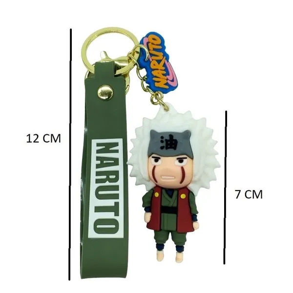Jiraya_3D_Lanyard_Rubber_Keychain_Lanyard_Charm_Keyring