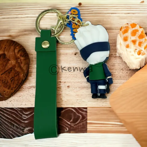 Kakashi_3D_Lanyard_Rubber_Keychain_Lanyard_Charm_Keyring