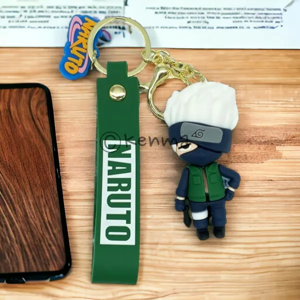 Kakashi_3D_Lanyard_Rubber_Keychain_Lanyard_Charm_Keyring