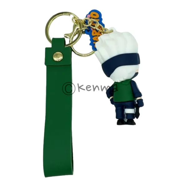 Kakashi_3D_Lanyard_Rubber_Keychain_Lanyard_Charm_Keyring