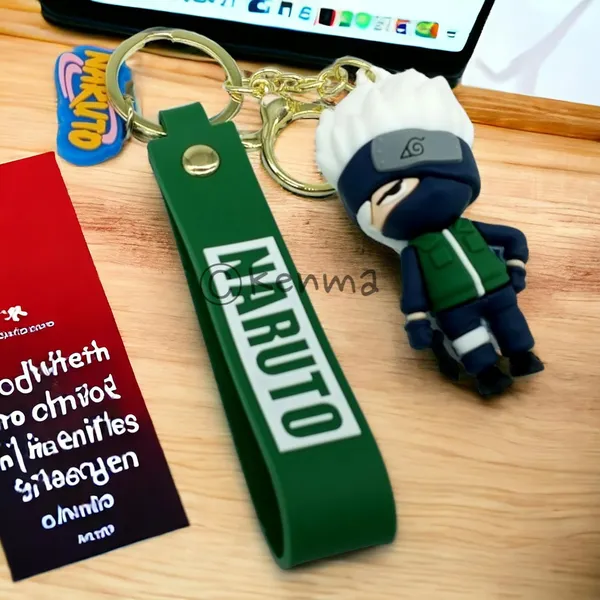 Kakashi_3D_Lanyard_Rubber_Keychain_Lanyard_Charm_Keyring