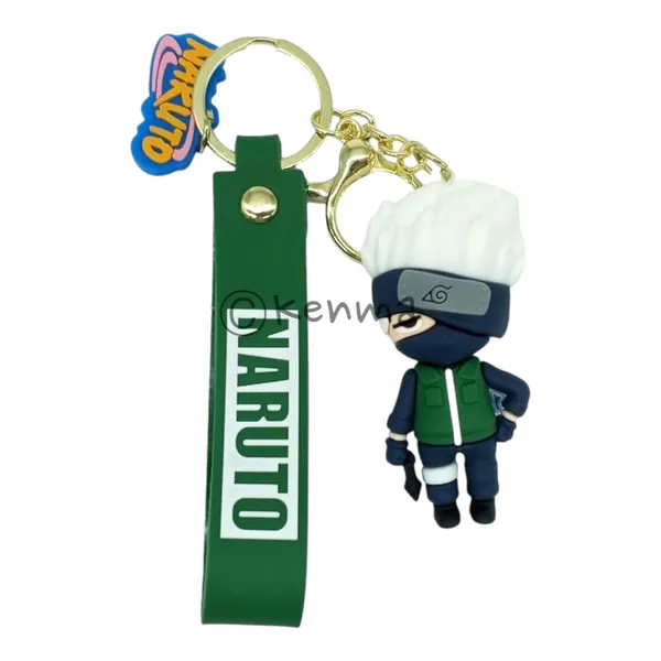Kakashi_3D_Lanyard_Rubber_Keychain_Lanyard_Charm_Keyring