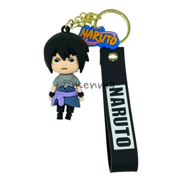 Sasuke_3D_Lanyard_Rubber_Keychain_Lanyard_Charm_Keyring
