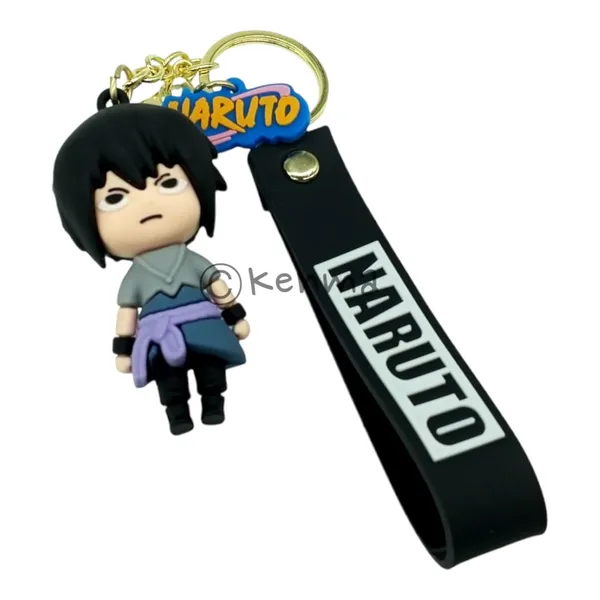 Sasuke_3D_Lanyard_Rubber_Keychain_Lanyard_Charm_Keyring