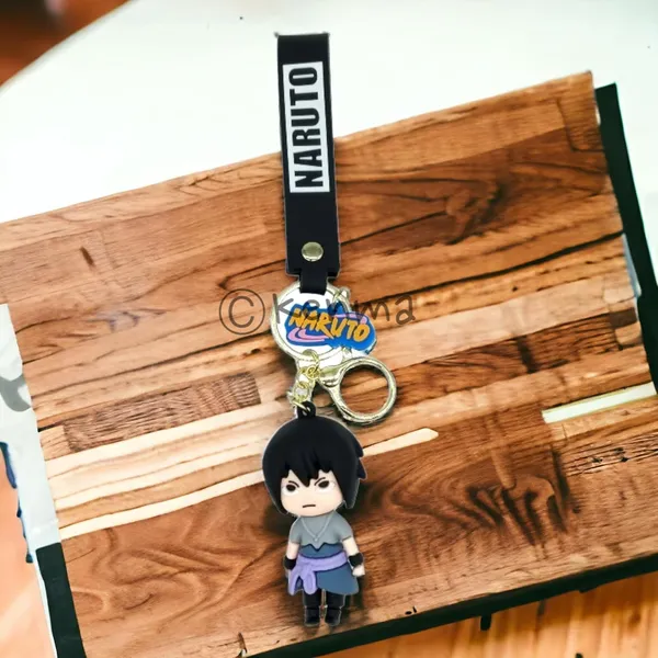 Sasuke_3D_Lanyard_Rubber_Keychain_Lanyard_Charm_Keyring