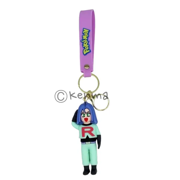 3D_James_Team_Rocket_Lanyard_Rubber_Keychain_Lanyard_Charm