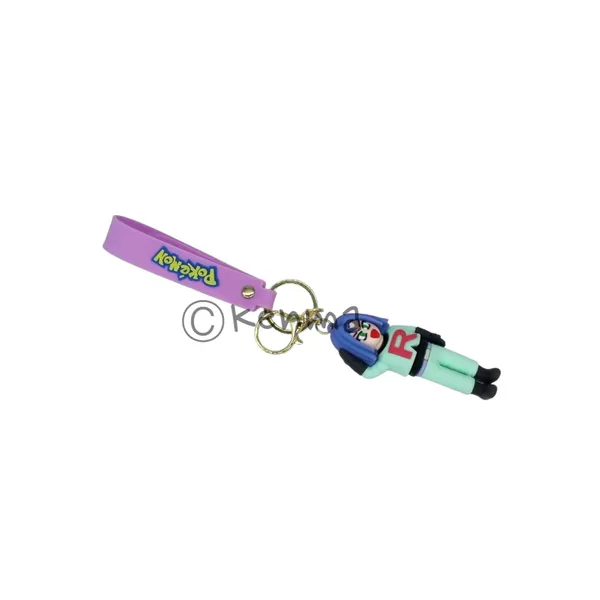 3D_James_Team_Rocket_Lanyard_Rubber_Keychain_Lanyard_Charm