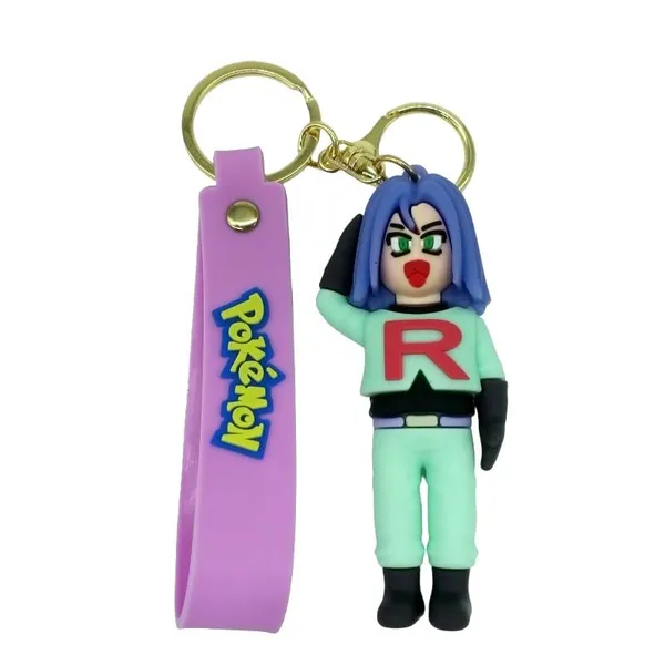 3D_James_Team_Rocket_Lanyard_Rubber_Keychain_Lanyard_Charm