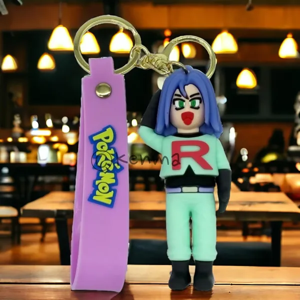 3D_James_Team_Rocket_Lanyard_Rubber_Keychain_Lanyard_Charm