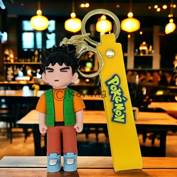 3D_Character_Brock_Ash_Friend_Lanyard_Rubber_Keychain_Lanyard_Charm_Keyring