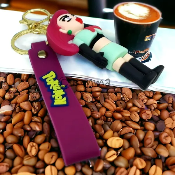 3D_Character_Jessie_Team_Rocket_Lanyard_Rubber_Keychain_Lanyard_Charm_Keyring