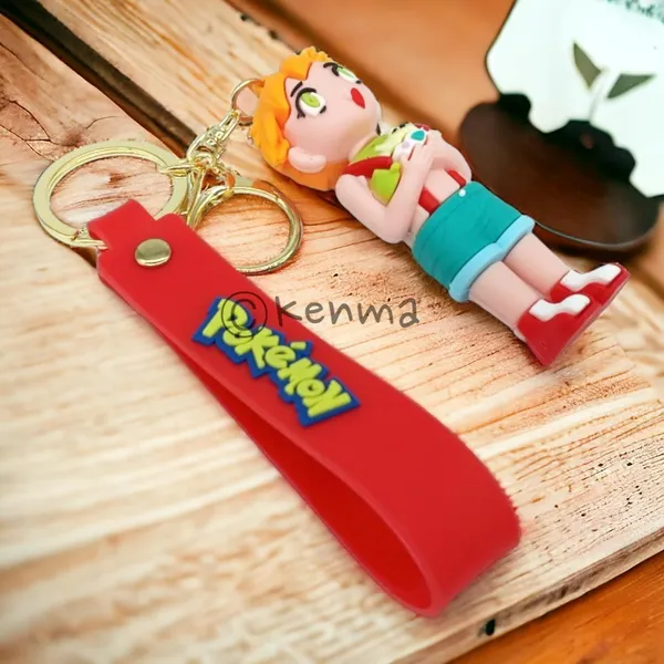 3D_Character_Misty_Lanyard_Rubber_Keychain_Lanyard_Charm_Keyring