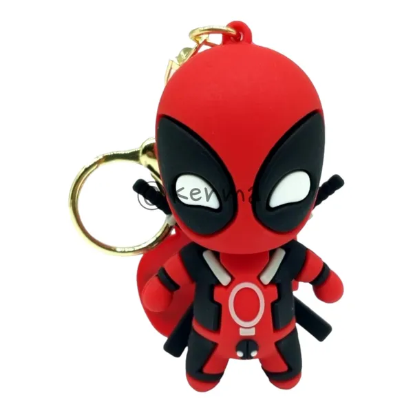 Superhero_Deadpool_Red_3D_Standing_Keychain_Lanyard_Charm_Keyring