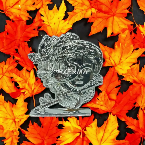 Lord_Krishna_Face_Silver_Murti_Idol_Figure_For_Desk_Table_&_Car_Dashboard_Metal_Figure_Accessory_Figurine_Model_10_(6.5_Cm)