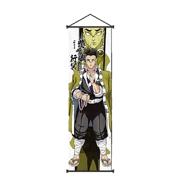 Demon_Slayer_Himejima_Gyoumei_Anime_Poster_Wall_Scroll_Art_Demon_Slaying_Corps_Canvas_Hanging_Paintings_Wall_Art_Decor_For_Home_Dorm_Office_(70_X_25_Cm)