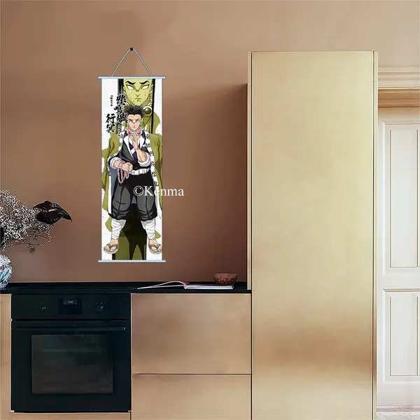 Demon_Slayer_Himejima_Gyoumei_Anime_Poster_Wall_Scroll_Art_Demon_Slaying_Corps_Canvas_Hanging_Paintings_Wall_Art_Decor_For_Home_Dorm_Office_(70_X_25_Cm)