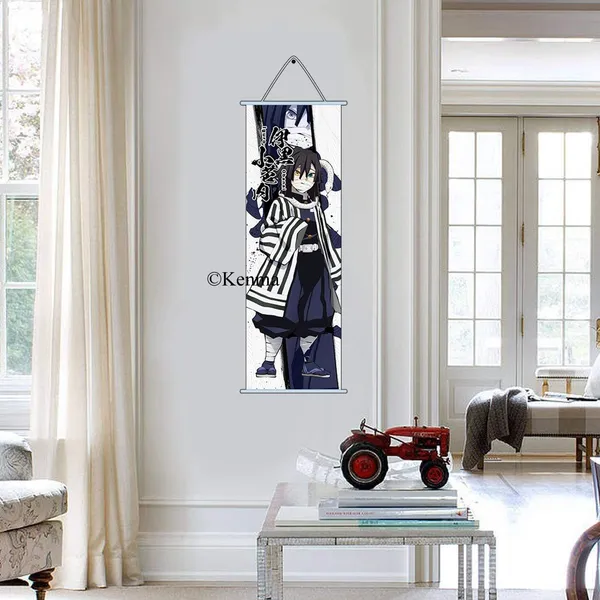 Demon_Slayer_Iguro_Obanai_Anime_Poster_Wall_Scroll_|_Art_Demon_Slaying_Corps_Canvas_Hanging_Paintings_Wall_Art_Decor_For_Home_Dorm_Office_(70_X_25_Cm)