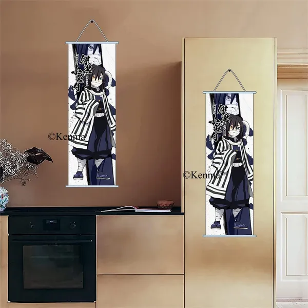 Demon_Slayer_Iguro_Obanai_Anime_Poster_Wall_Scroll_|_Art_Demon_Slaying_Corps_Canvas_Hanging_Paintings_Wall_Art_Decor_For_Home_Dorm_Office_(70_X_25_Cm)