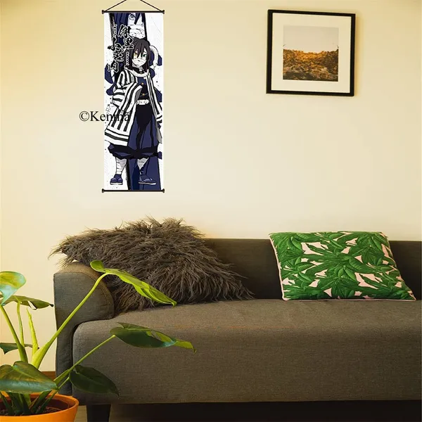 Demon_Slayer_Iguro_Obanai_Anime_Poster_Wall_Scroll_|_Art_Demon_Slaying_Corps_Canvas_Hanging_Paintings_Wall_Art_Decor_For_Home_Dorm_Office_(70_X_25_Cm)