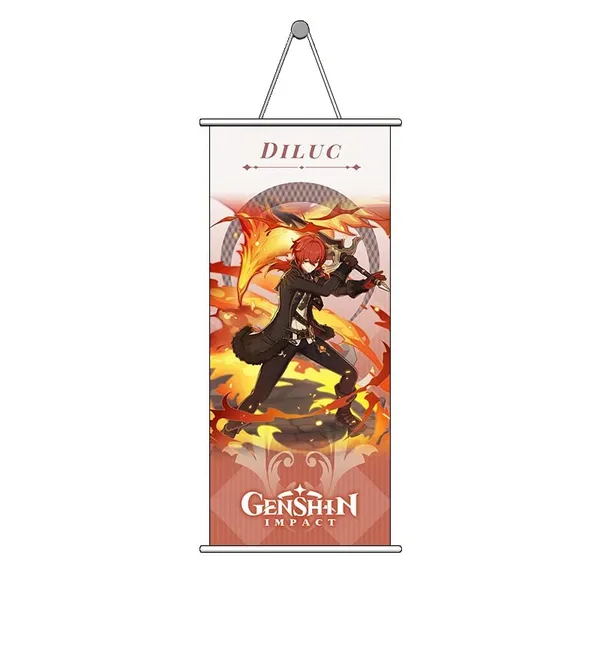 Genshin_Impact_Diluc_Anime_Poster_Wall_Scroll_|_Art_Canvas_Hanging_Paintings_Wall_Art_Decor_For_Home_Dorm_Office_(70_X_25_Cm)