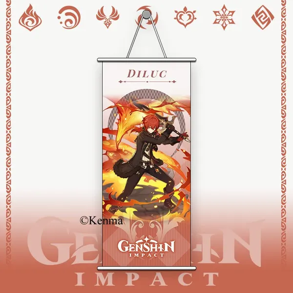 Genshin_Impact_Diluc_Anime_Poster_Wall_Scroll_|_Art_Canvas_Hanging_Paintings_Wall_Art_Decor_For_Home_Dorm_Office_(70_X_25_Cm)