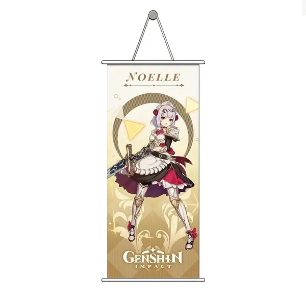 Genshin_Impact_Noelle_Anime_Poster_Wall_Scroll_|_Art_Canvas_Hanging_Paintings_Wall_Art_Decor_For_Home_Dorm_Office_(70_X_25_Cm)