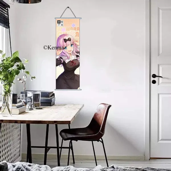 Love_Is_War_Kaguya_Fujiwara_Anime_Anime_Poster_Wall_Scroll_|_Art_Canvas_Hanging_Paintings_Wall_Art_Decor_For_Home_Dorm_Office_(70_X_25_Cm)