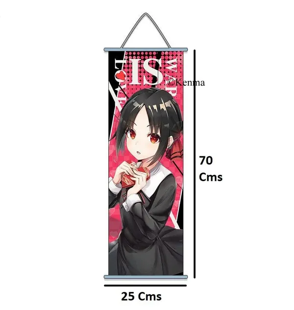 Love_Is_War_Kaguya-Sama_Anime_Shinomiya_Kaguya_Anime_Poster_Wall_Scroll_|_Art_Canvas_Hanging_Paintings_Wall_Art_Decor_For_Home_Dorm_Office_(70_X_25_Cm)
