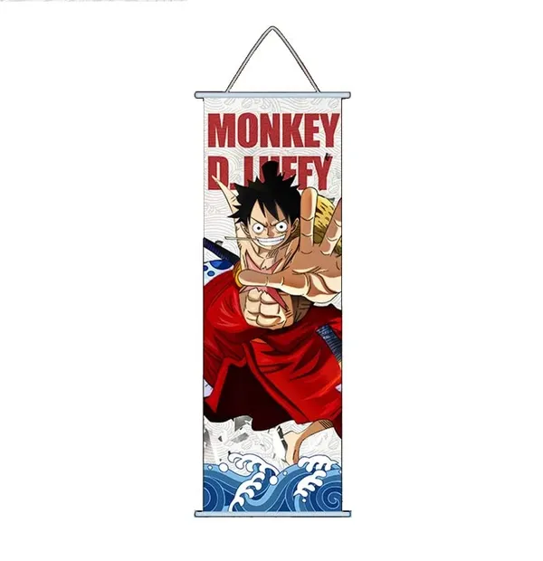 One_Piece_Monkey_D_Luffy_Anime_Poster_Wall_Scroll_|_Art_Canvas_Hanging_Paintings_Wall_Art_Decor_For_Home_Dorm_Office_(70_X_25_Cm)
