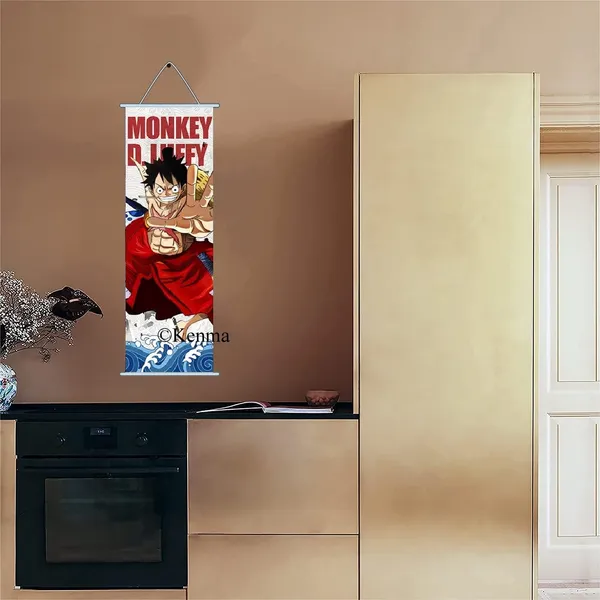 One_Piece_Monkey_D_Luffy_Anime_Poster_Wall_Scroll_|_Art_Canvas_Hanging_Paintings_Wall_Art_Decor_For_Home_Dorm_Office_(70_X_25_Cm)