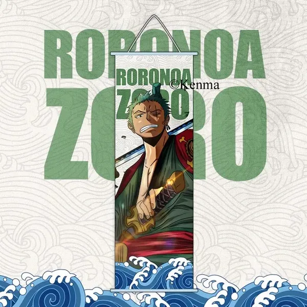 One_Piece_Roronoa_Zoro_Model_2_Anime_Poster_Wall_Scroll_|_Art_Canvas_Hanging_Paintings_Wall_Art_Decor_For_Home_Dorm_Office_(70_X_25_Cm)
