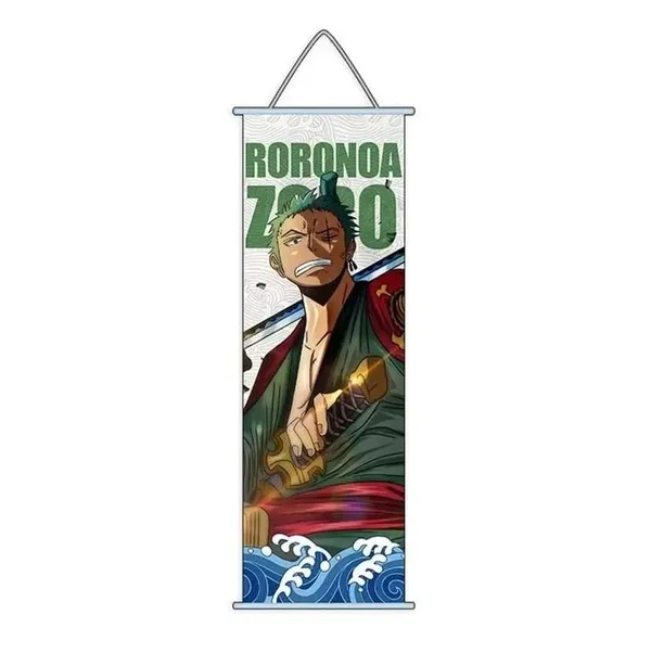 One_Piece_Roronoa_Zoro_Model_2_Anime_Poster_Wall_Scroll_|_Art_Canvas_Hanging_Paintings_Wall_Art_Decor_For_Home_Dorm_Office_(70_X_25_Cm)