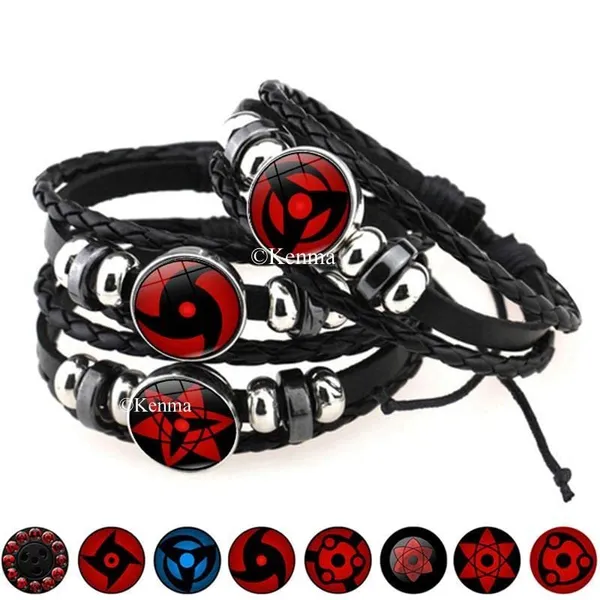 Animekakashi_Obito_Uchiha_Cosplay_Braided_Leather_Bracelet_Rinnegan_Eye_Bracelet_(Kakashi_Obito_Sharingan)
