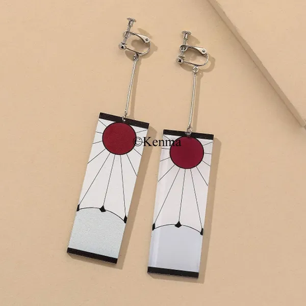 Demon_Slayer_Tanjiro_Hanafuda_Earrings_Anime_Cosplay_Pendants_Accessories_Jewellery