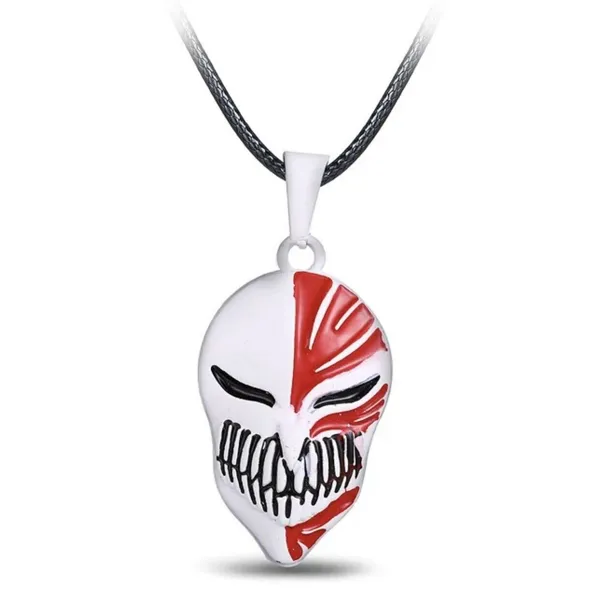 Bleach_Anime_Kurosaki_Ichigo_Necklace_Pendant_2_Cosplay_White_Collectible_Merchandise_Pendant