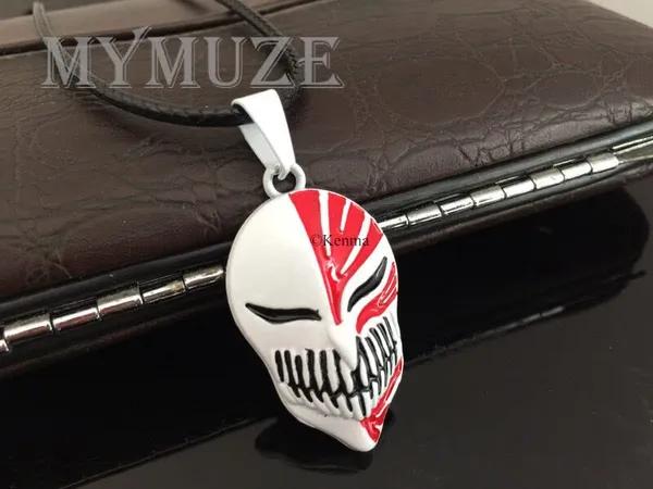 Bleach_Anime_Kurosaki_Ichigo_Necklace_Pendant_2_Cosplay_White_Collectible_Merchandise_Pendant