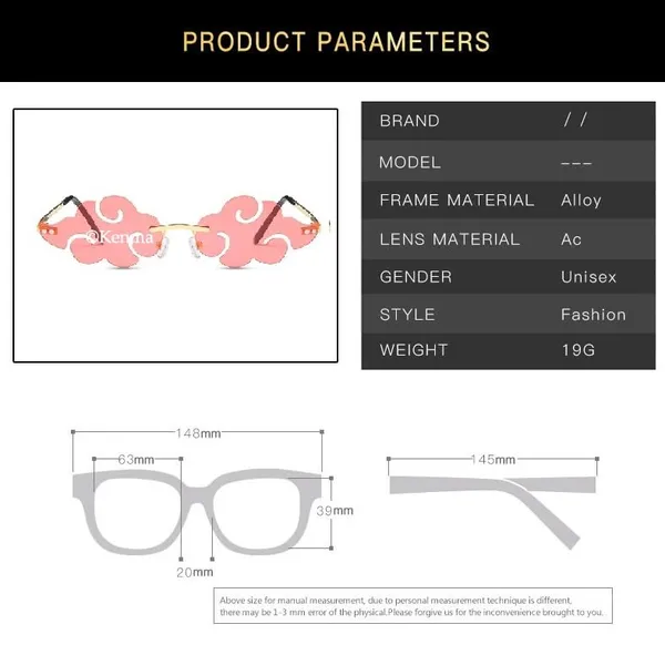 Akatsuki_Light_Red_Cloud_Shaped_Unisex_Sunglasses_Anime_Merchandise_(1_Pcs)
