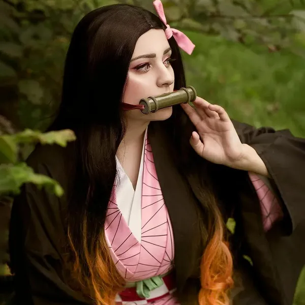 Demon_Slayer_Kamado_Nezuko_Orange_Gradient_Black_Hair_Women_Long_Natural_Wavy_Anime_For_Halloween_Cosplay_Show_Synthetic_For_All