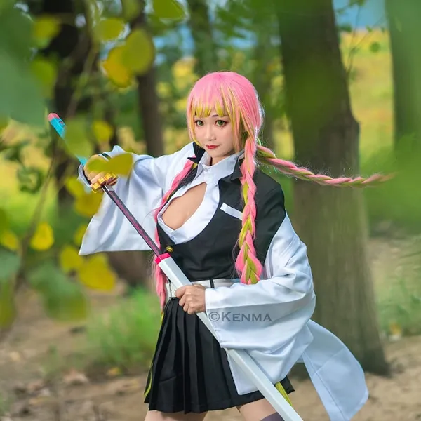 Demon_Slayer_Kanroji_Mitsuri_Braid_Long_Straight_Ombre_Green_Pink_With_Bangs_For_Anime_Women_Hair_Cosplay_For_All