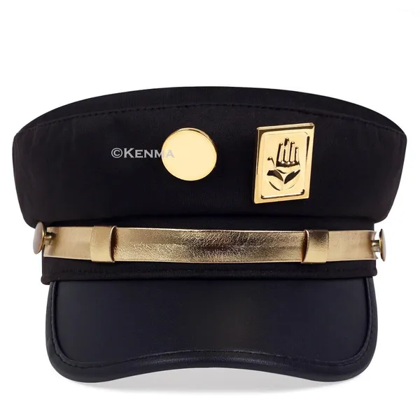 Jojo'S_Bizarre_Adventure_Anime_Jotaro_Kujos_Cap_Black_For_Cosplay_Halloween_For_All