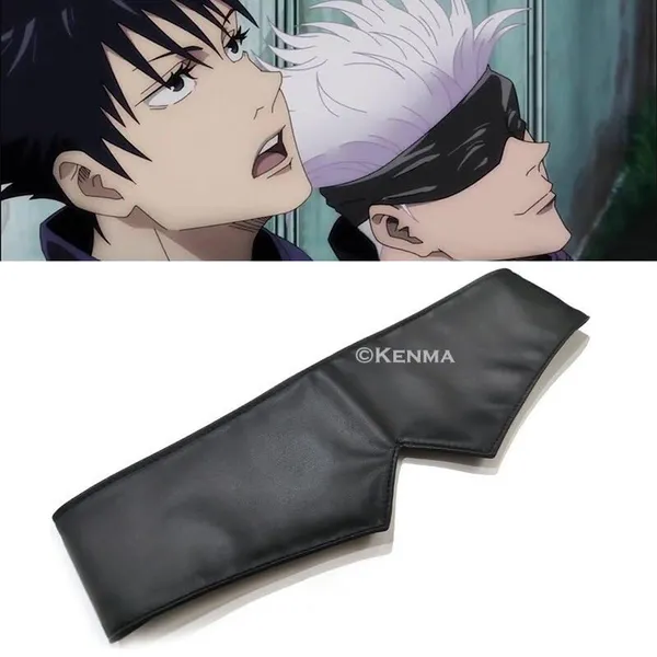 Jujutsu_Kaisen_Sorcery_Fight_Satoru_Gojo_Cosplay_Eye_Patch_Eye_Band_Leather_Black_Props_Accessory_Halloween_For_All