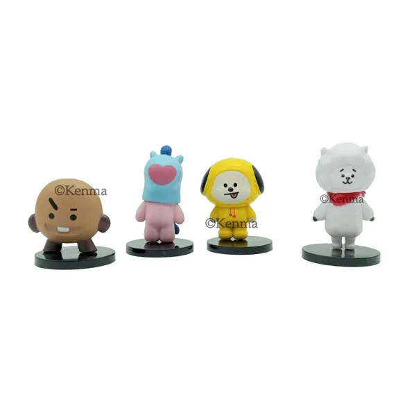 Bts_Bt21_Bangtan_Boys_Shooky_Mang_Chimmy_And_Rj_Set_Of_4_Sitting_Action_Figure_(5L_X_7W_X_7H_Cm)
