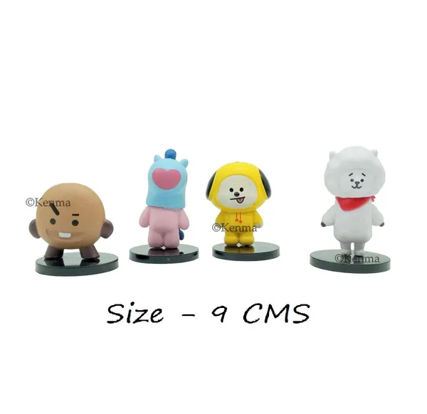 Bts_Bt21_Bangtan_Boys_Shooky_Mang_Chimmy_And_Rj_Set_Of_4_Sitting_Action_Figure_(5L_X_7W_X_7H_Cm)