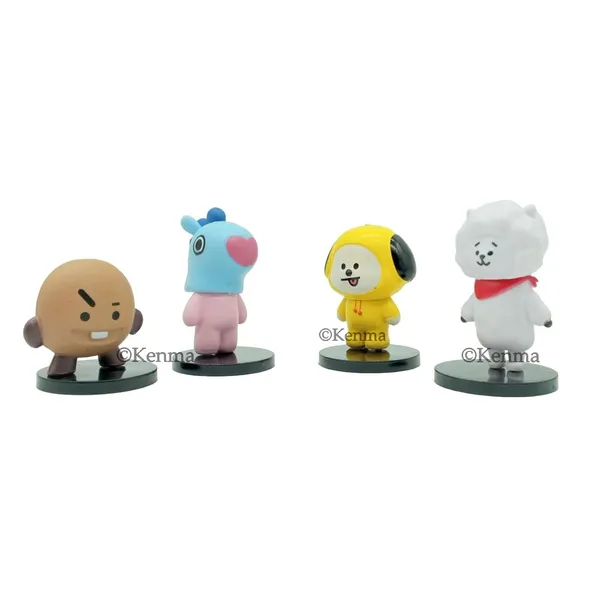 Bts_Bt21_Bangtan_Boys_Shooky_Mang_Chimmy_And_Rj_Set_Of_4_Sitting_Action_Figure_(5L_X_7W_X_7H_Cm)