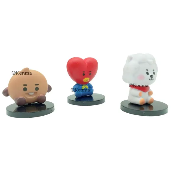 Bts_Bt_21_Bangtan_Boys_Shooky_Tata_And_Rj_Set_Of_3_Sitting_Action_Figure