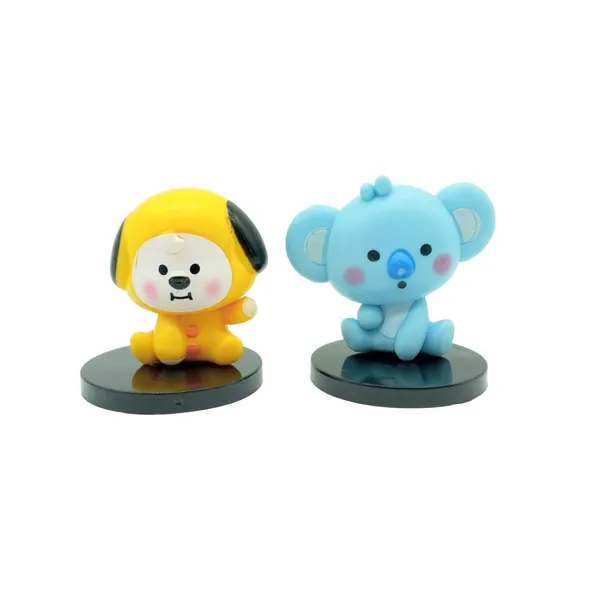 Bts_Bt21_Sitting_Chimmy_-_Koya_Set_Of_2_Action_Figures_(35L_X_65W_X_70H_Millimeters)