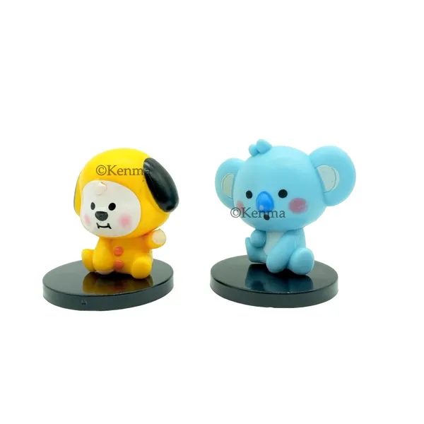 Bts_Bt21_Sitting_Chimmy_-_Koya_Set_Of_2_Action_Figures_(35L_X_65W_X_70H_Millimeters)