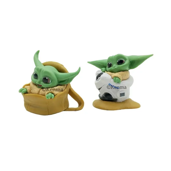 The_Mandalorian_Grogu_Baby_Yoda_New_Set_Of_2_Figure_Model_A_Pvc_Star_Wars_Master_Yoda_Action_Figure_Model_Toys_(12L_X_5W_X_7H_Cm)