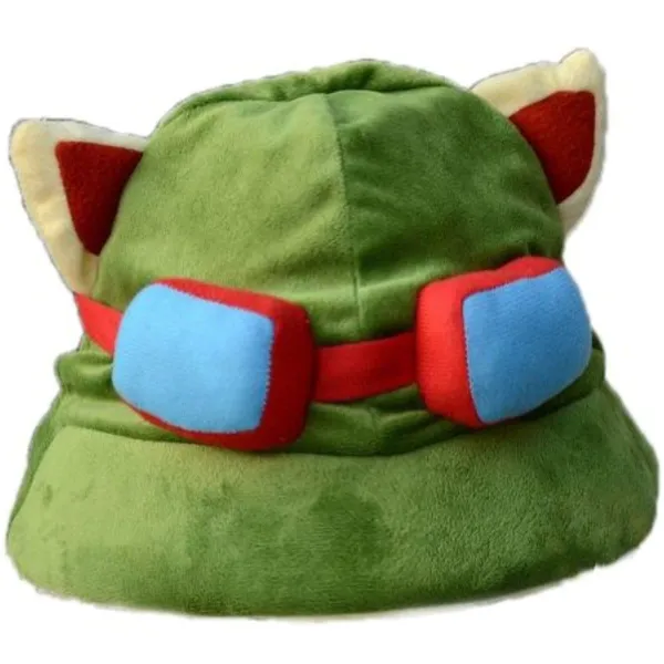 League_Of_Legends_Themed_Lol_Teemo_Hat_Plush_Cap_For_Cosplay_Outfit_Prop_Accessory_Halloween_Hat