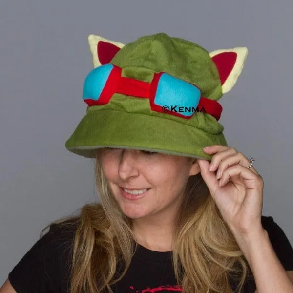 League_Of_Legends_Themed_Lol_Teemo_Hat_Plush_Cap_For_Cosplay_Outfit_Prop_Accessory_Halloween_Hat